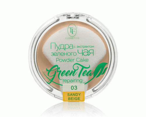 Пудра компактная TF Green Tea т. 03 песочный беж (У-12) (94 777)