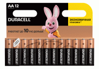 Батарейки алкалиновые АА LR6 Duracell Basic на блистере /12/144/ (141 081)