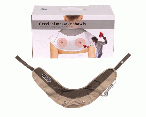 Массажер-накидка эл. для области шеи и плеч  Cervical Massage Shawls (99 202)