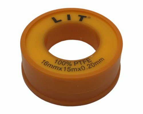Фум лента 15м*16мм плотность 0,2мм LIT (У-5) /181406/ (229 045)