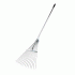 Грабли веерные прутковые раздвижные оцинкованные 15 зубьев с металлическим черенком (288 924)
