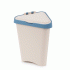 Контейнер для мусора  7,0л угловой серо-бежевый /М7002/ (289 184)