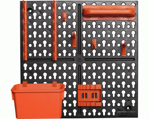 Панель для инструментов  32,6*10*32,6см с наполнением малая Blocker Expert черный/оранжевый (290 017)
