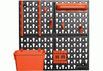 Панель для инструментов  32,6*10*32,6см с наполнением малая Blocker Expert черный/оранжевый (290 017)