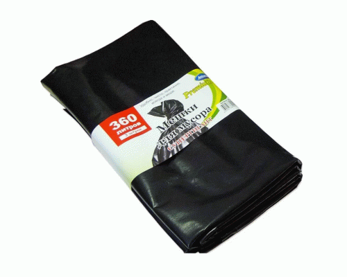Мешки для мусора Nicky Home Premium 360л/ 3шт 85мкм супергигант (77 732)