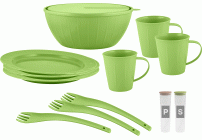 Набор посуды для пикника на 3 персоны, 12 предметов Sugar&Spice Vanilla фисташка (289 985)