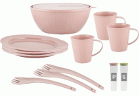 Набор посуды для пикника на 3 персоны, 12 предметов Sugar&Spice Vanilla латте (289 986)
