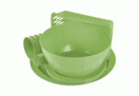 Набор посуды для пикника на 5 персон, 18 предметов Sugar&Spice Vanilla фисташка (290 012)