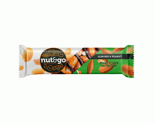 Батончик Nut & Go миндаль и арахисовая паста 40г (291 711)