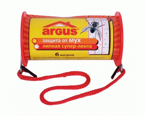 Клеевая ловушка мух ролик 6м*10см Argus (У-24) (194 570)