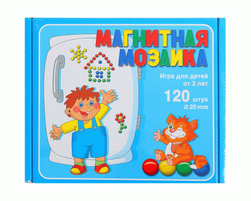 Мозайка магнитная 120эл. d-20мм (293 082)