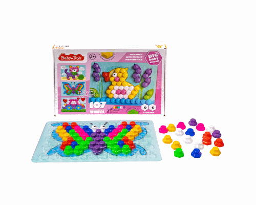 Мозайка 107эл. Baby Toys Утенок (293 129)