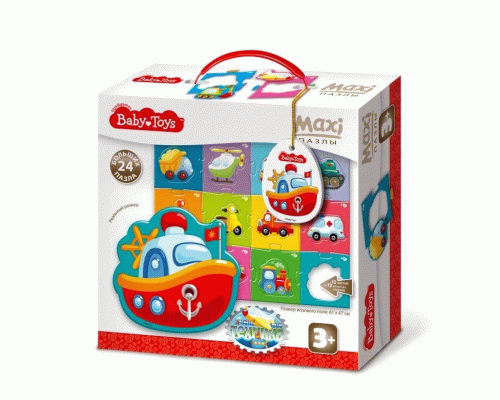 Пазлы Maxi 24 элемента Baby Toys Техника (293 107)