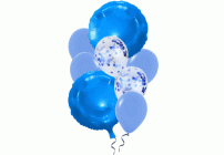 Надувной шар Воздушная феерия синий (8шт) (292 169)