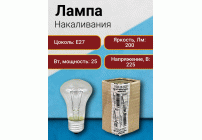 Лампа В 225-25-3 К55 (Е27/120/мс)  (294 079)