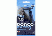 Станок для бритья одноразовый DORCO Pace2 2 лезвия 5шт пакет (293 261)