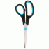 Ножницы 19см эргономичные ручки, черные с синими вставками OfficeSpace (291 999)