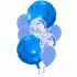 Надувной шар Воздушная феерия синий (8шт) (292 169)