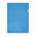 Папка-уголок А4 0,15мкм  пластиковая прозрачная Стамм синяя (292 525)