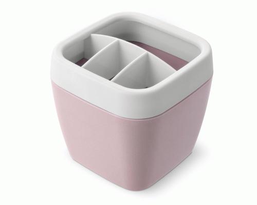 Органайзер для зубных щеток Эллиса бело-розовый (292 490)