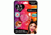 Гель-блестки для тела и волос Tik Tok Girl розовая с аппликатором /GG77433TTG/ (293 361)