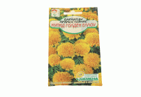 Бархатцы Купид Голден Йеллоу прямостоячие 0,2г 25см (Сибирские Сортовые Семена) (286 127)