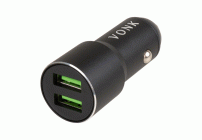 Зарядное устройство VONK (3A USB*2) адаптер черный в коробочке (293 598)