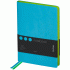 Записная книжка  80л A5 кожзам, цветной срез, бирюзовый Berlingo Fuze (291 960)