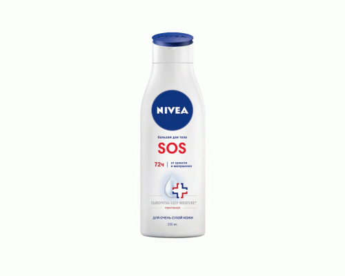 Лосьон- бальзам для тела Nivea 250мл SOS восстанавливающий (241 787)