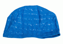 Шапочка для плавания от 6 лет текстиль синяя Rush Way (291 772)