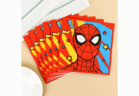 Салфетки бумажные 20шт 33см Человек-паук 3-х слойные (292 132)