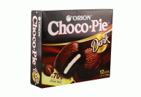 Печенье Оrion Choco Pie 12шт 30г дарк (285 361)