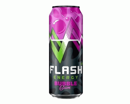 Напиток энергетический Flash Energy 450мл BubbleGum ж/б (294 744)