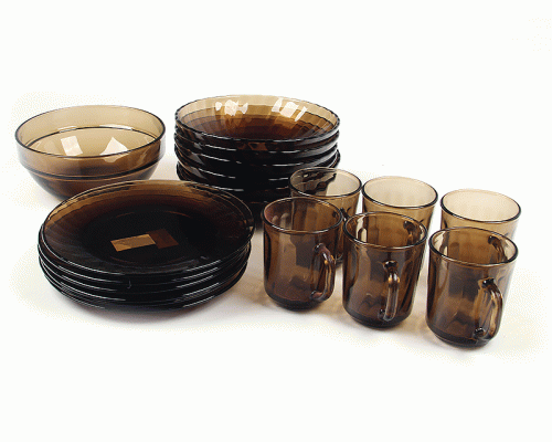 Набор столовой посуды 19 предметов Eliсa дымка (135 150)