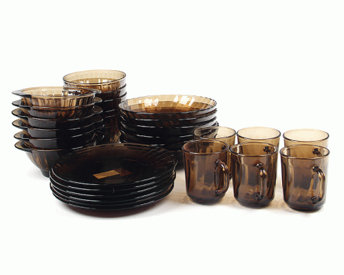 Набор столовой посуды 30 предметов Eliсa дымка (11 232)
