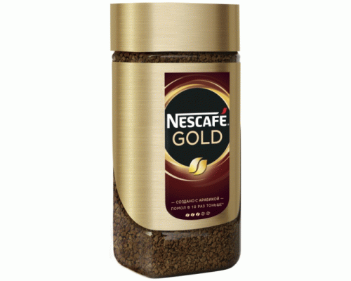 Кофе Nescafe Gold 95г натуральный растворимый ст/б (287 969)