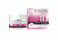 Крем для лица Eveline White Prestige 4D  50мл ночной регенерирующий, выравнивающий тон  (294 431)