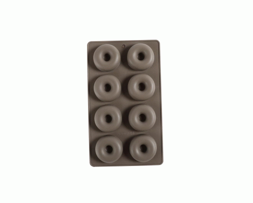 Форма силиконовая для выпечки Пончик  8в1 28,5*16,8*2,3см (У-12/144) (296 021)