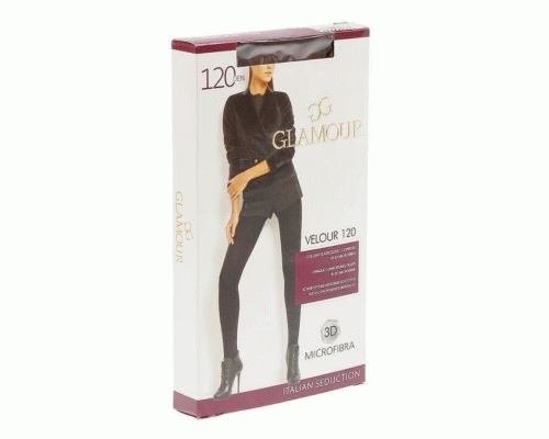 Колготки GLAMOUR Velour 120 (nero 3)  (296 745)