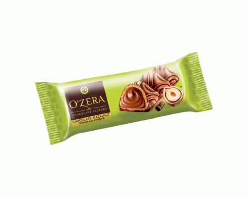 Батончик Ozera вафельный шоколад-фундук 23г (296 749)