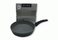 Сковорода d-22см антипригарное покрытие гранит Olina /1021/ (207 813)