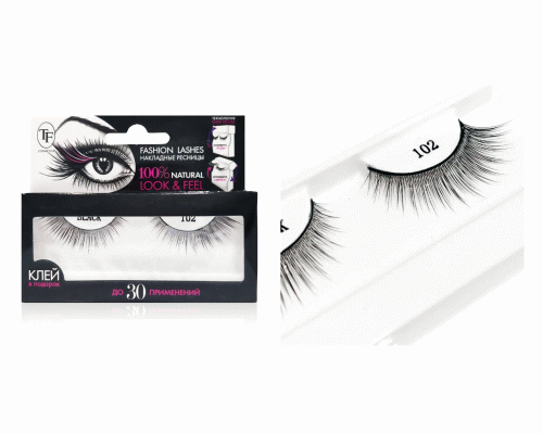 Ресницы накладные TF Fashion Lashes №102 черные (У-12) (158 677)