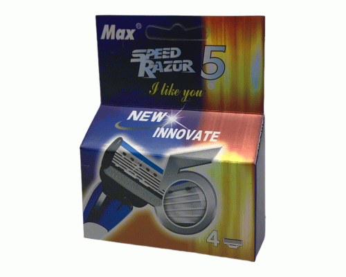 Сменные кассеты для бритья Max 5 4шт (296 511)