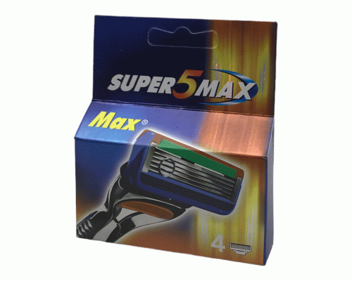 Сменные кассеты для бритья Max 5 4шт /K-20AA/ (296 513)