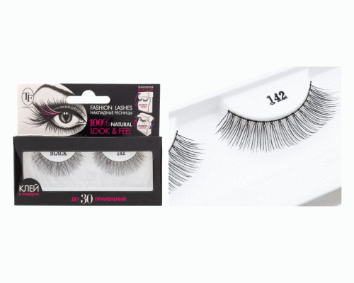 Ресницы накладные TF Fashion Lashes №142 черные (У-12) (296 827)