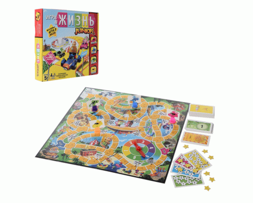 Настольная игра Ходилка Игра в жизнь Junior /5221R/ (295 571)