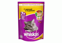 Вискас сухой 800г Подушечки с паштетом курица/индейка от семи лет (297 318)