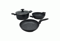 Набор посуды  4 предмета (сковорода, сотейник, кастрюля, крышка) (297 563)