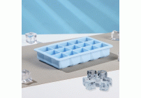 Форма для льда силиконовая 11,7*18,7*3см кубик (297 648)
