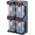 Набор лотков для метизов Blocker Expert подвесных с крепежом малых 4 шт серо-свинцовый (297 562)